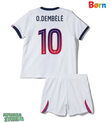 Paris Saint-Germain Ousmane Dembele #10 Replika Babytøj Udebanesæt Børn 2026-27 Kortærmet (+ Korte bukser)